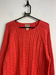 Red L.L. Bean Crew-neck Jumper Women's XL