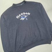 Vintage 90s Navy Reebok Sweatshirt Men's Large