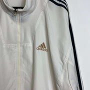 Vintage White Adidas Track Jacket XL