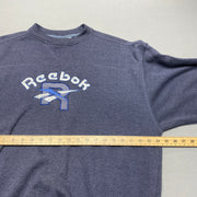 Vintage 90s Navy Reebok Sweatshirt Men's Large