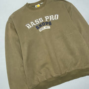 Green Bass Pro Sweatshirt Men's Medium