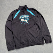 Black Puma Track Jacket Youth's XL