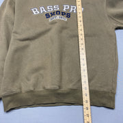 Green Bass Pro Sweatshirt Men's Medium