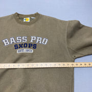 Green Bass Pro Sweatshirt Men's Medium