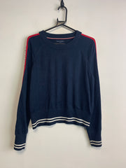 Navy Tommy Hilfiger Sweater Men's Medium