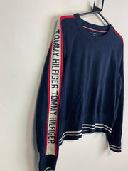 Navy Tommy Hilfiger Sweater Men's Medium