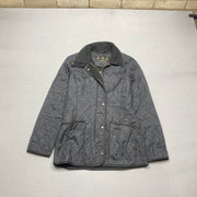 Grey Barbour Quilted Jacket Women's Small