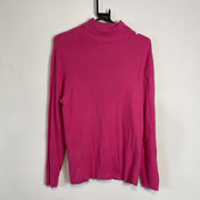 Pink Lauren Ralph Lauren Turtleneck Knit Sweater Jumper Womens 2XL