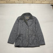 Grey Barbour Quilted Jacket Women's Small