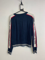 Navy Tommy Hilfiger Sweater Men's Medium