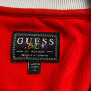 Red Guess Track Jacket Men's Small