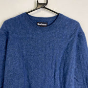 Blue Barbour Knit Sweater Jumper Womens 2XL