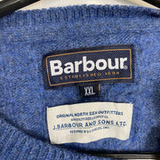 Blue Barbour Knit Sweater Jumper Womens 2XL