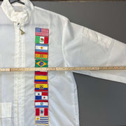 White Flag Windbreaker Men's Small