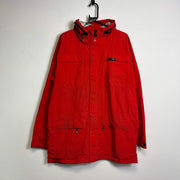 Red Fila Field Raincoat Jacket XL/2XL