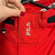 Red Fila Field Raincoat Jacket XL/2XL