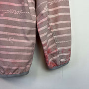 Y2K Grey and Pink Adidas Windbreaker Men's Medium