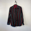 Black and Red Tommy Hilfiger Button up Shirt Men's Medium