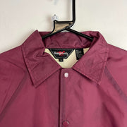 Wine Red Windbreaker Men's Large