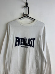 White Everlast Sweatshirt Men's Small