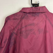 Wine Red Windbreaker Men's Large