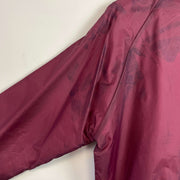 Wine Red Windbreaker Men's Large