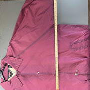 Wine Red Windbreaker Men's Large