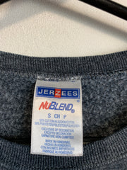 Grey Jerzees Sweatshirt Men's Small