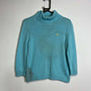 Blue Lauren Ralph Lauren Turtleneck Sweater Knit Womens XS