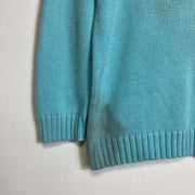 Blue Lauren Ralph Lauren Turtleneck Sweater Knit Womens XS