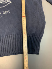 Navy Ralph Lauren Embroidery Sweater Men's Medium