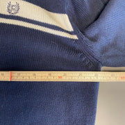 Navy Chaps Ralph Lauren Knit Sweater Jumper Large