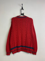 Red GAP V-neck Jumper Men's Large