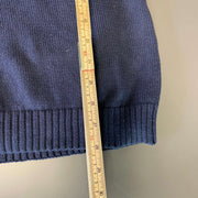 Navy Chaps Ralph Lauren Knit Sweater Jumper Large