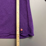 Purple Versace Sport Knit Jumper Sweater Medium Womens