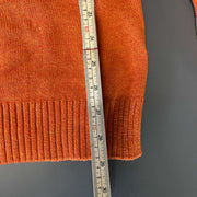 Orange Chaps Ralph Lauren Knit Sweater Jumper Medium