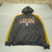 Black Adidas LA Lakers Hoodie Men's Medium