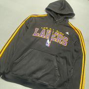 Black Adidas LA Lakers Hoodie Men's Medium