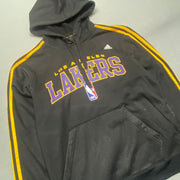 Black Adidas LA Lakers Hoodie Men's Medium