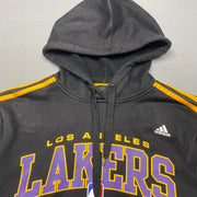 Black Adidas LA Lakers Hoodie Men's Medium