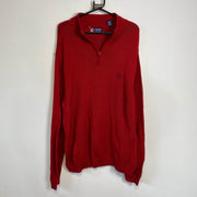 Red Chaps Ralph Lauren Knit Sweater Jumper XL