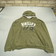 Green Embroidery Hoodie Men's XL