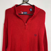 Red Chaps Ralph Lauren Knit Sweater Jumper XL