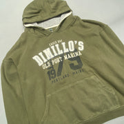 Green Embroidery Hoodie Men's XL