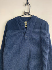 Blue L.L. Bean Button-up Sweater Men's Medium