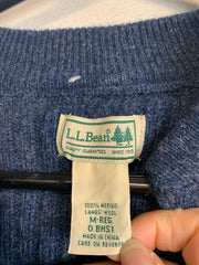 Blue L.L. Bean Button-up Sweater Men's Medium