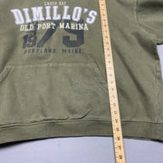 Green Embroidery Hoodie Men's XL