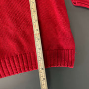 Red Chaps Ralph Lauren Knit Sweater Jumper XL