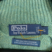 Green Polo Ralph Lauren Knit Sweater Jumper Large