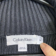 Black Calvin Klein Knit Sweater Jumper Medium